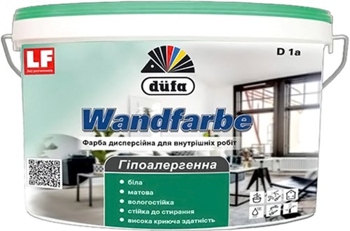 

Краска D 1a Wandfarbe дисперс с/мат. Dufa 7 кг (706151)