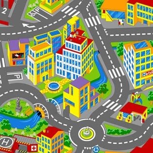 

Ковер Associated weavers SMART CITY SMART CITY 97 5x2 зеленый
