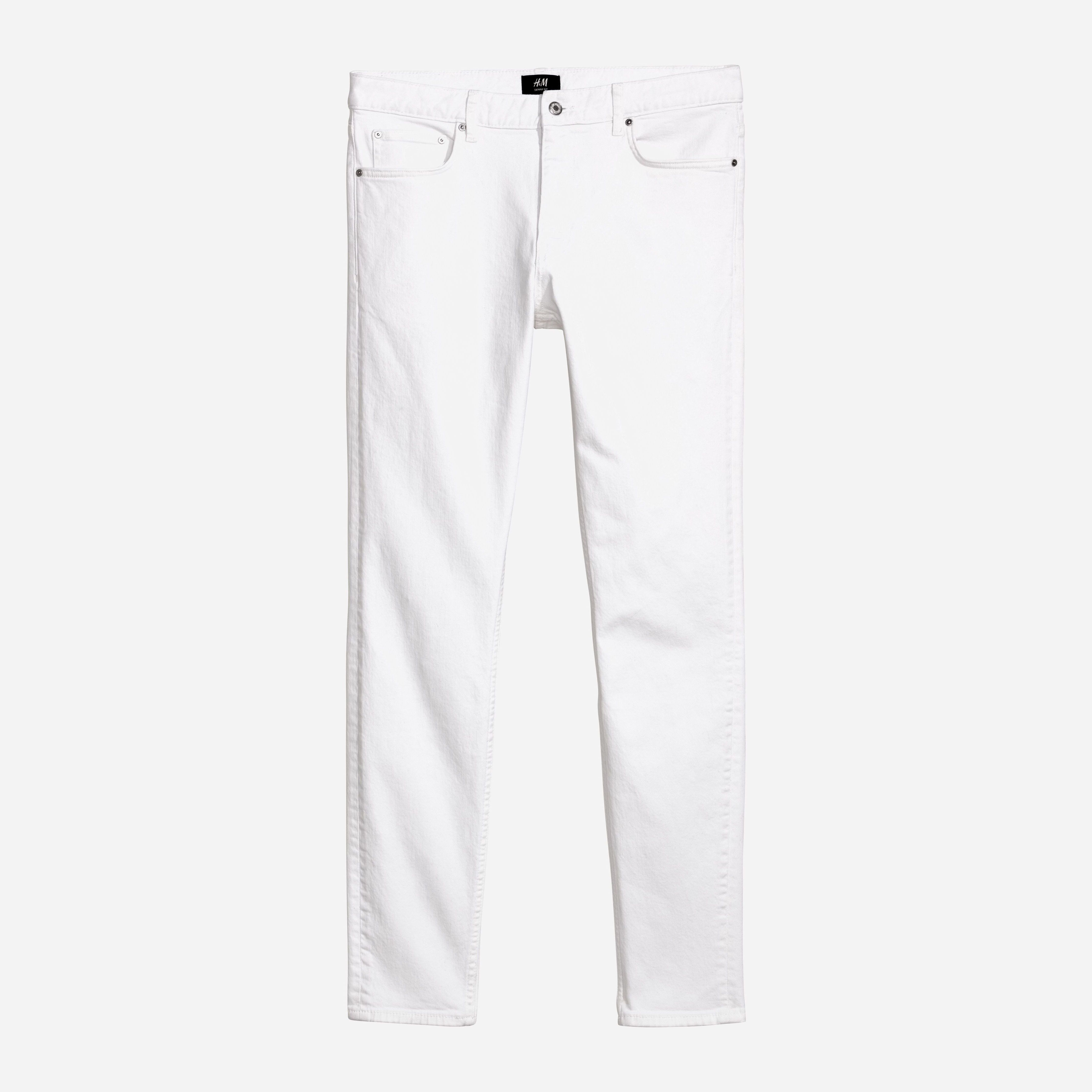 

Джинсы H&M 4513807-ACTS 30 Белые