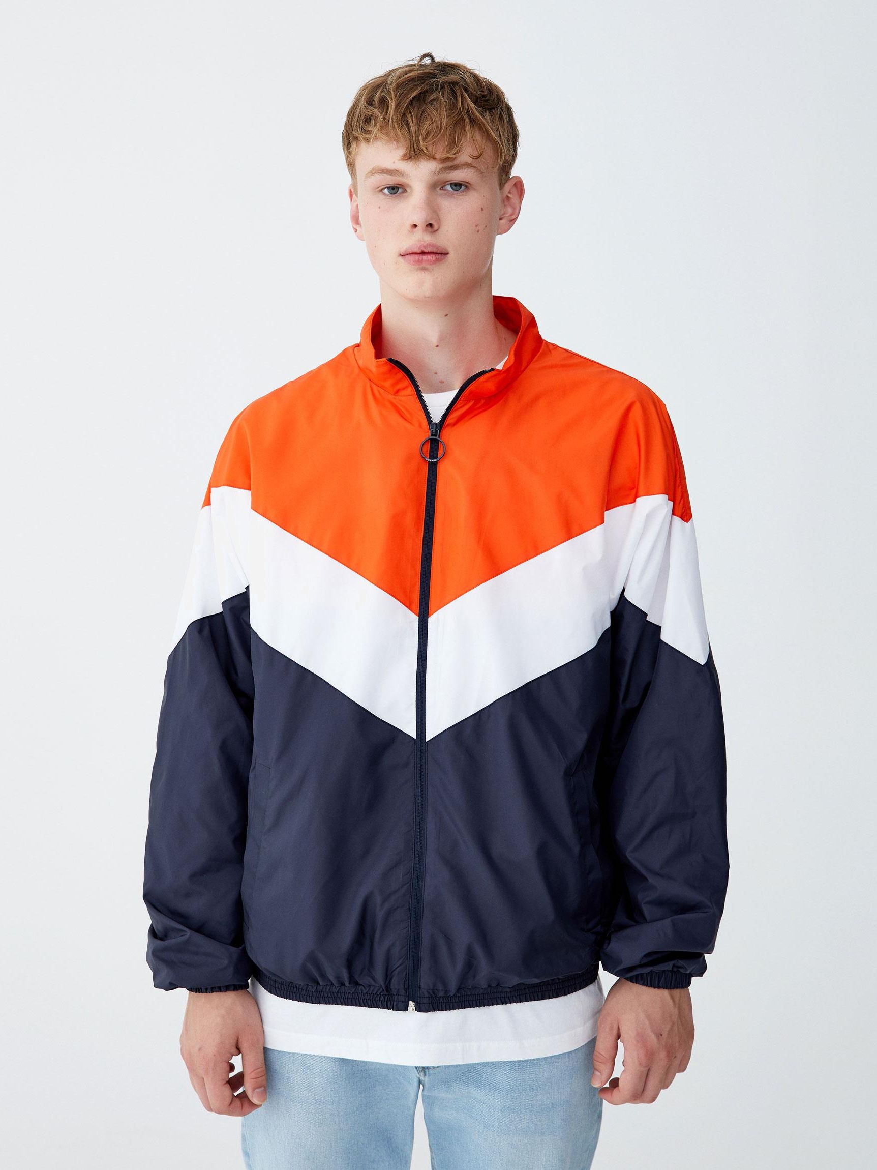 

Ветровка Pull & Bear 9711/550/615-ABJY XL Оранжевая