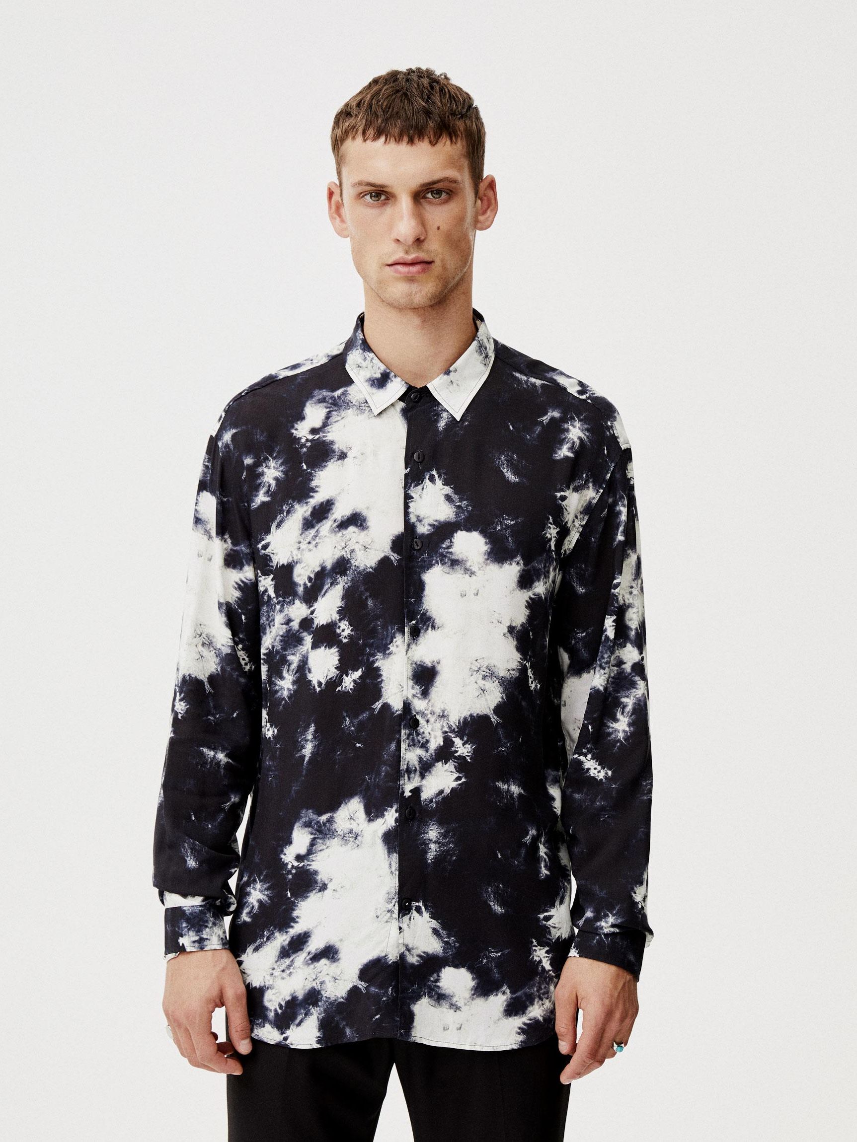 

Рубашка Pull & Bear 9474/564/712-AEPW S Черная