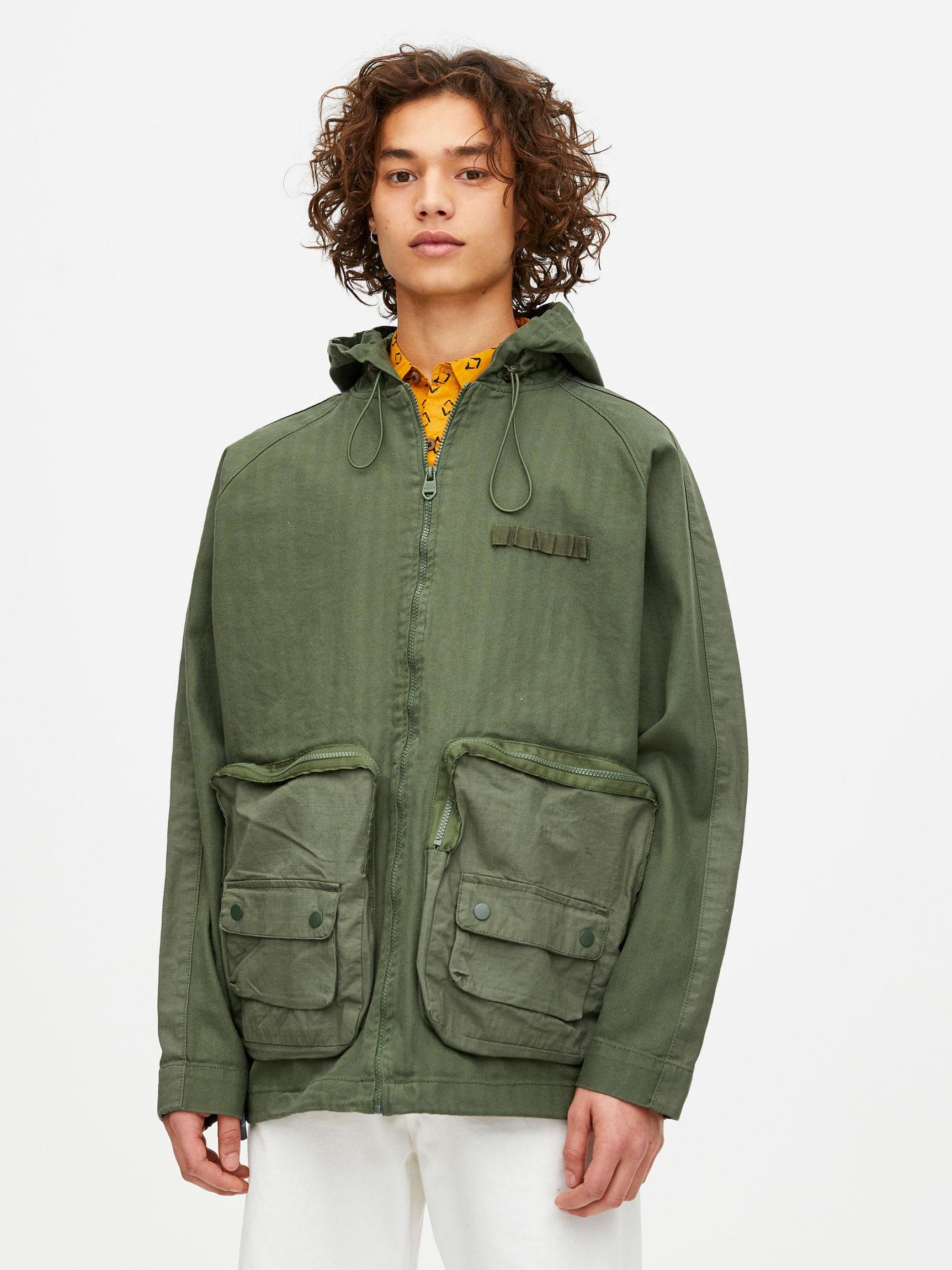 

Ветровка Pull & Bear 5751/500/505-ACYC L Хаки