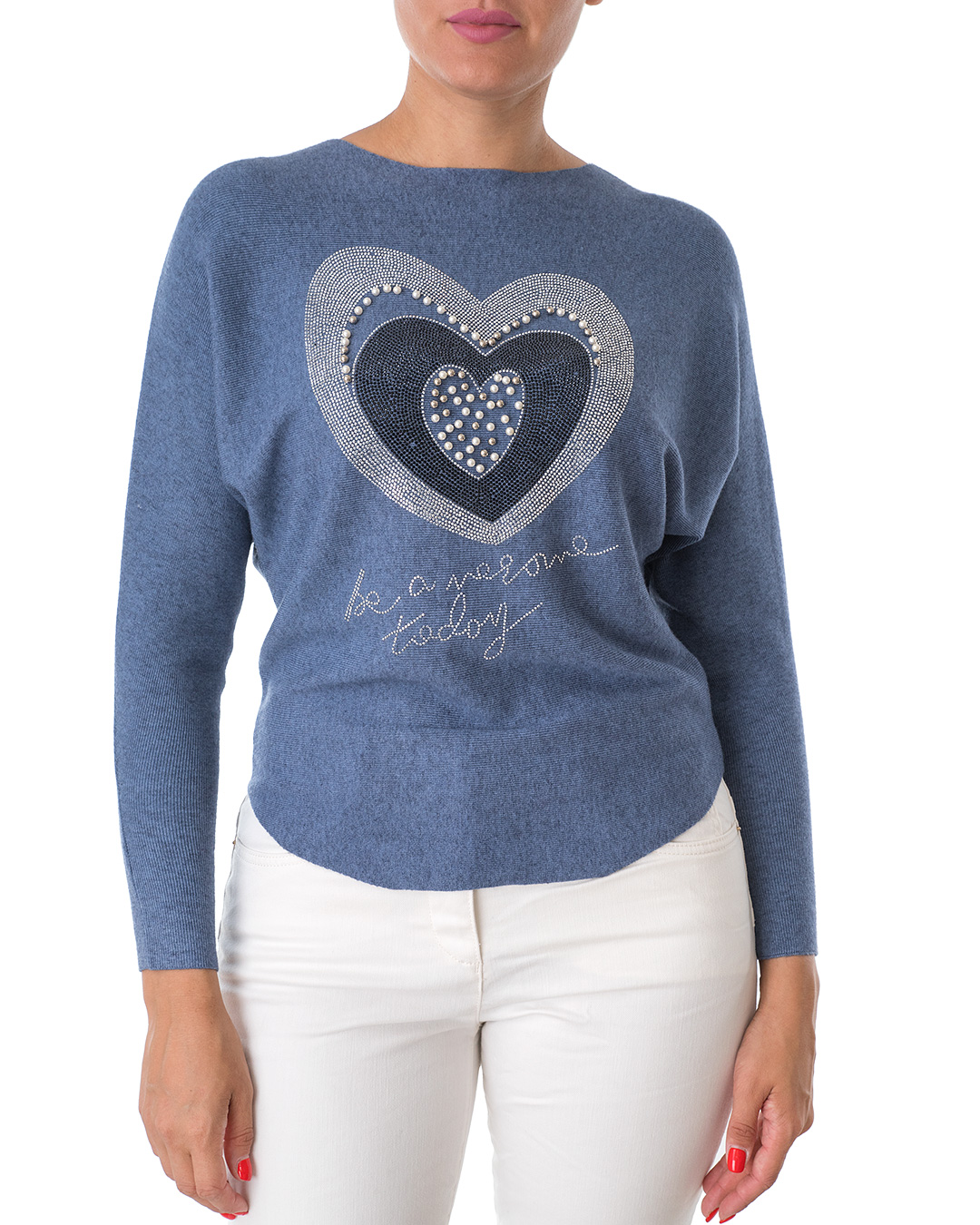 

Джемпер жіночий MISS MISS (GK-2058-grey/77) Сірий Uni