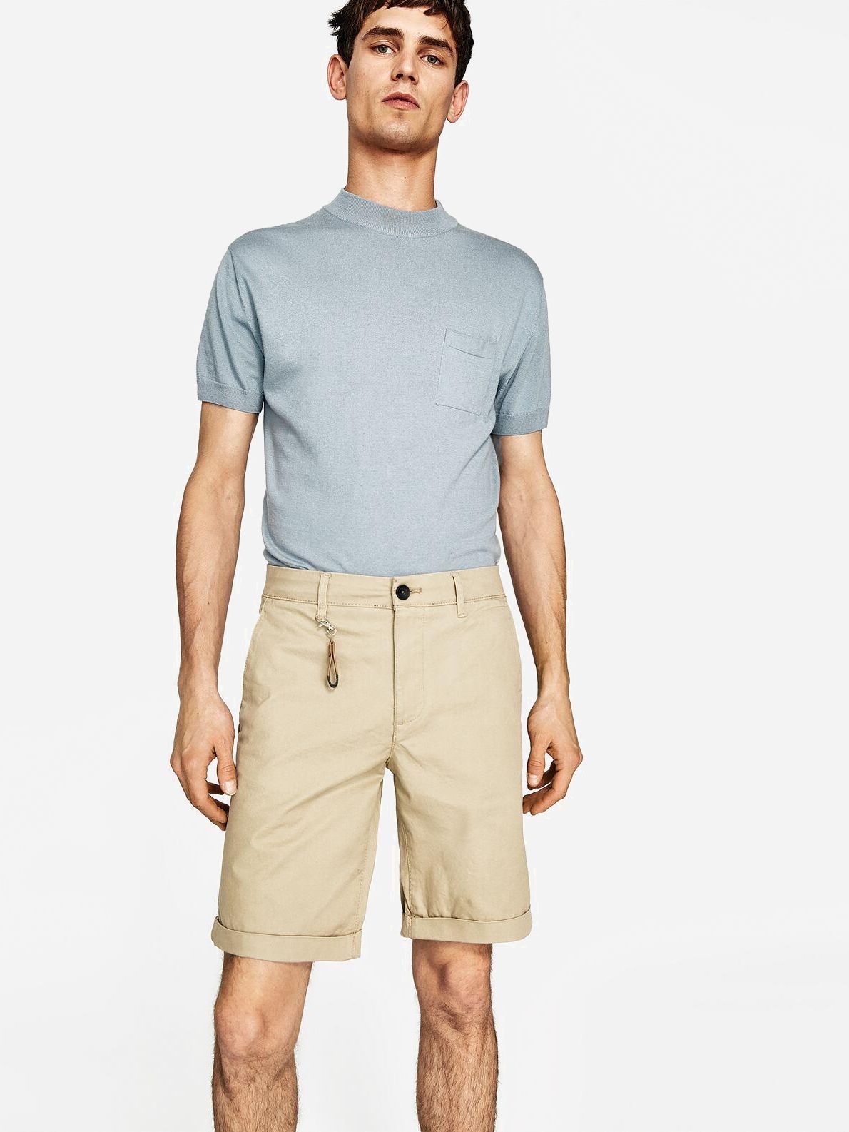 

Шорты Zara 1848/452/707-ACTQ 40 Бежевые
