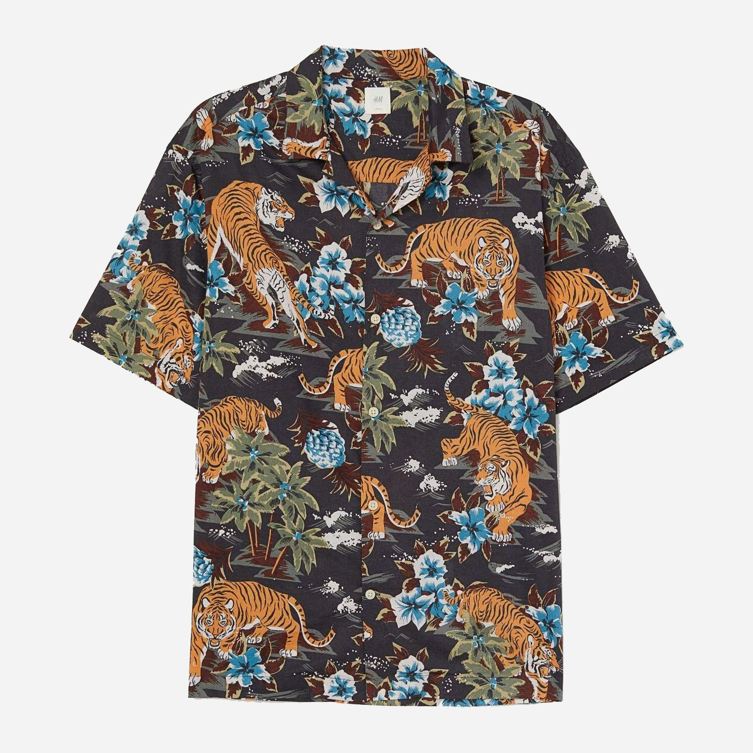 

Рубашка H&M 8189861-AASL M Темно-серая