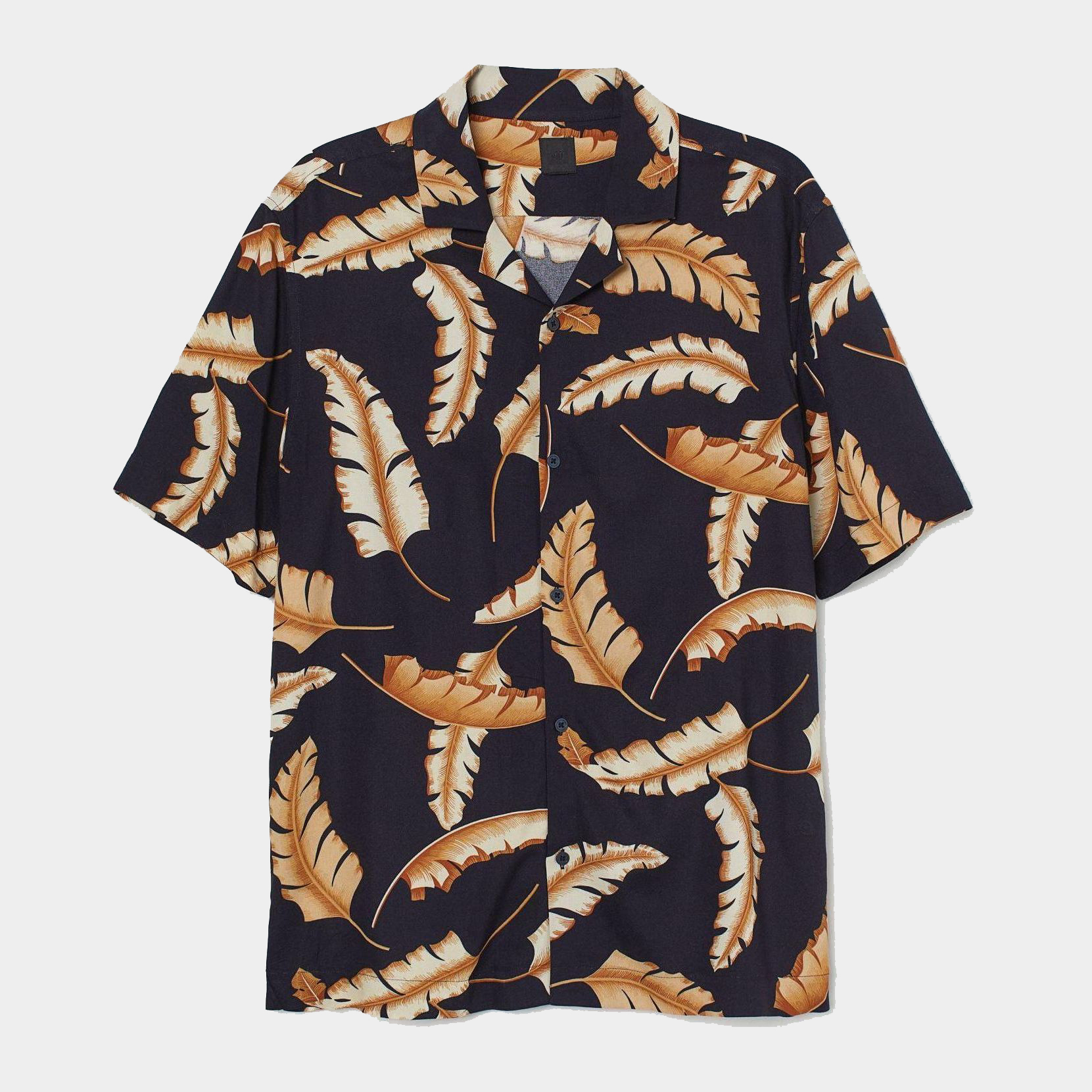 

Рубашка H&M 6566772-ABGZ M Темно-синяя