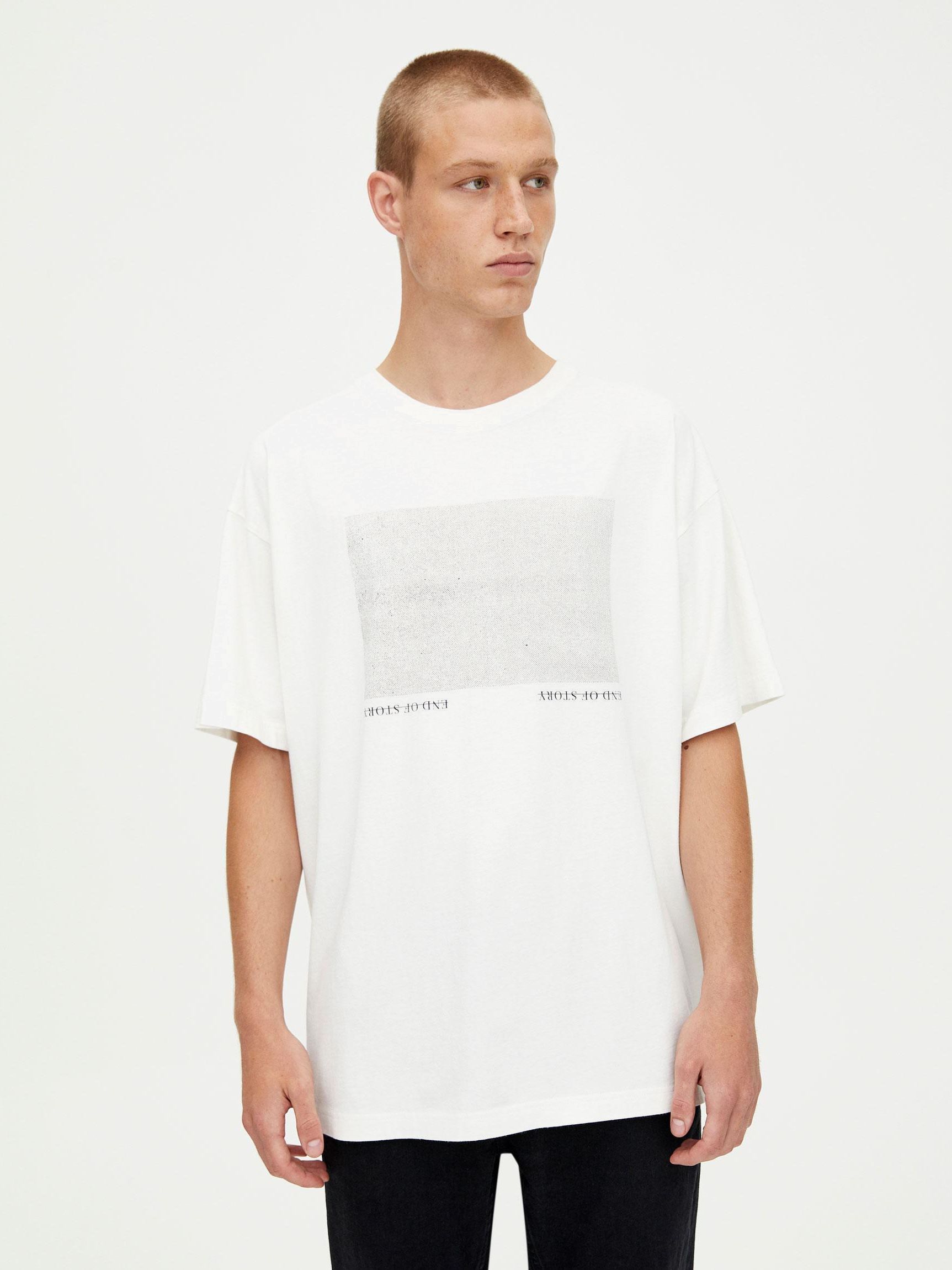 

Футболка Pull & Bear 9242/524/250-AAPT S Белая