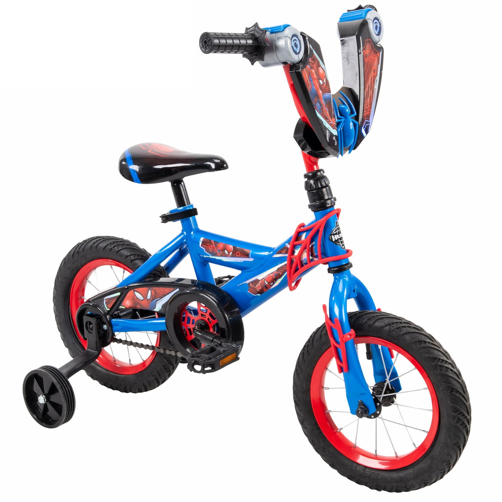 

Велосипед детский Huffy Marvel Spider-Man 12" синий с красным (ad-121)