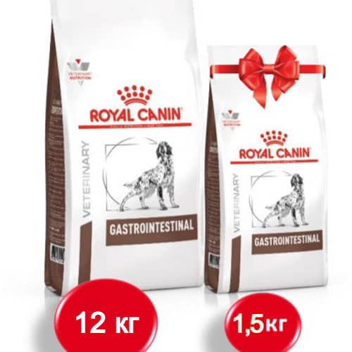 

Сухой корм Royal Canin Gastro Low Fat 12кг 1,5кг в подарок - при нарушениях пищеварения