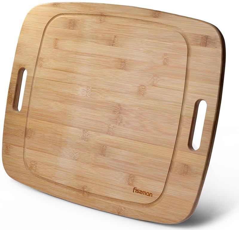 

Кухонная разделочная доска Fissman Bamboo Eco 49 х 41 см бамбуковая (FN-8776)