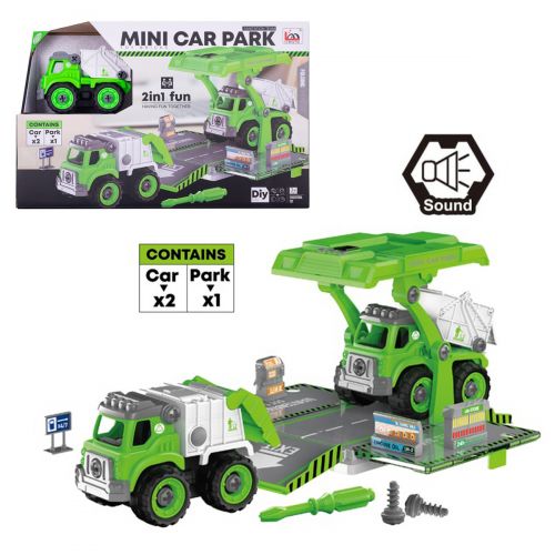 

Детский конструктор Lei Meng Toys «Сделай сам: Мусоровоз» 78 деталей салатовый (CJ-1614204)