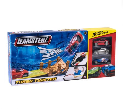 

Детский игровой набор автомобильный трек Teamsterz «Classic Турбо» c 3 машинками (1416655)