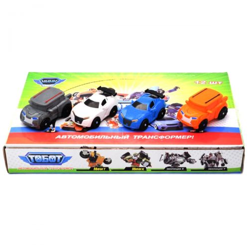

Набор игровых фигурок-трансформеров 12 шт WL Toys Tobot (236)