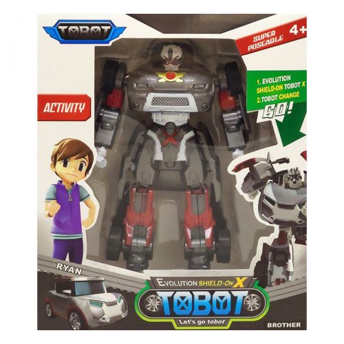 

Игровая фигурка-трансформер WL Toys «Тобот» говорит на англ серая (40142)