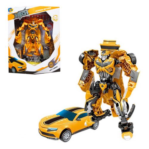 

Игрушка трансформер Dade Toys «Deformation Mech Спорткар» с аксессуарами желтый (D622-E266)
