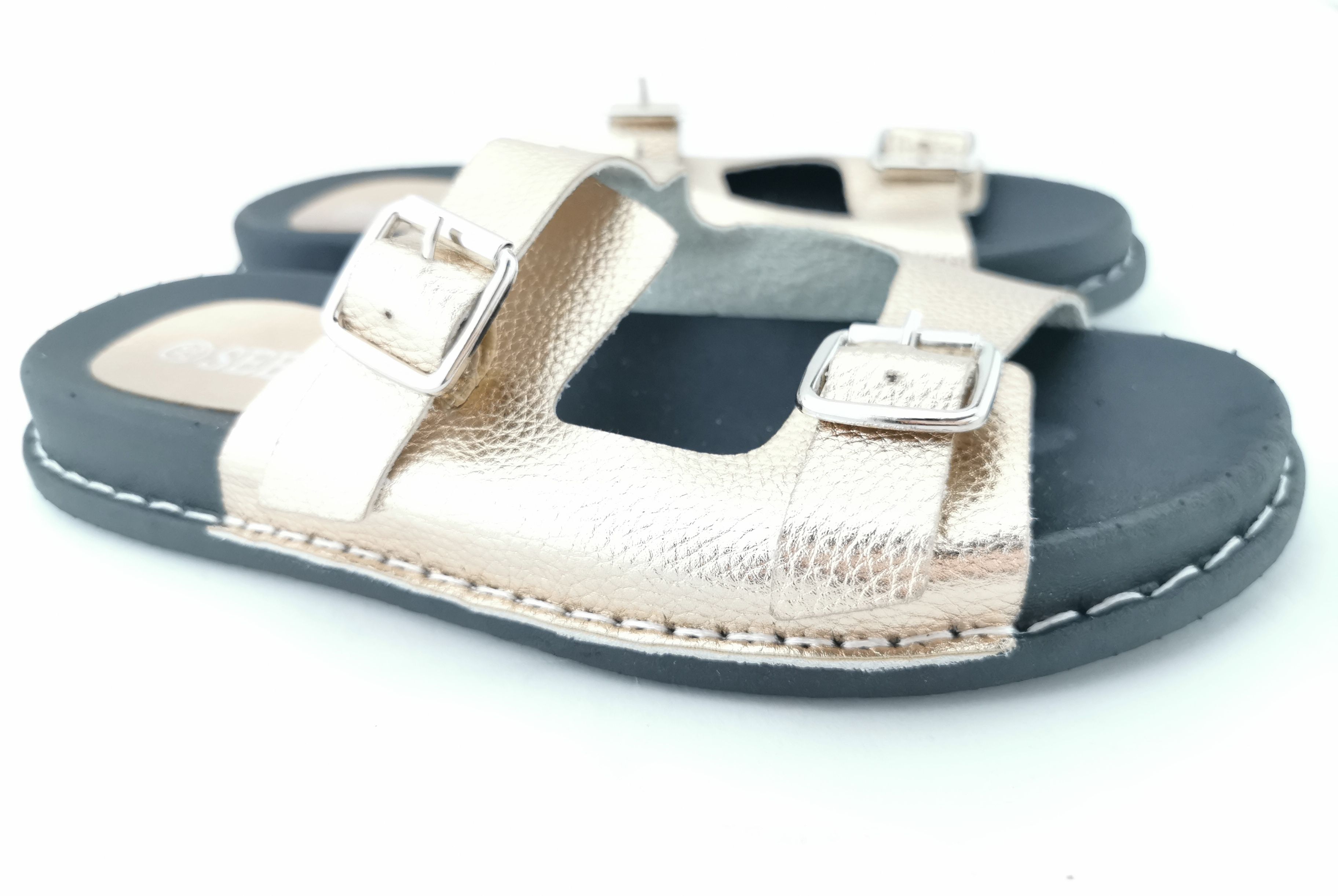 

Шлепанцы Seekf Y06-16 36 23 см золотистые