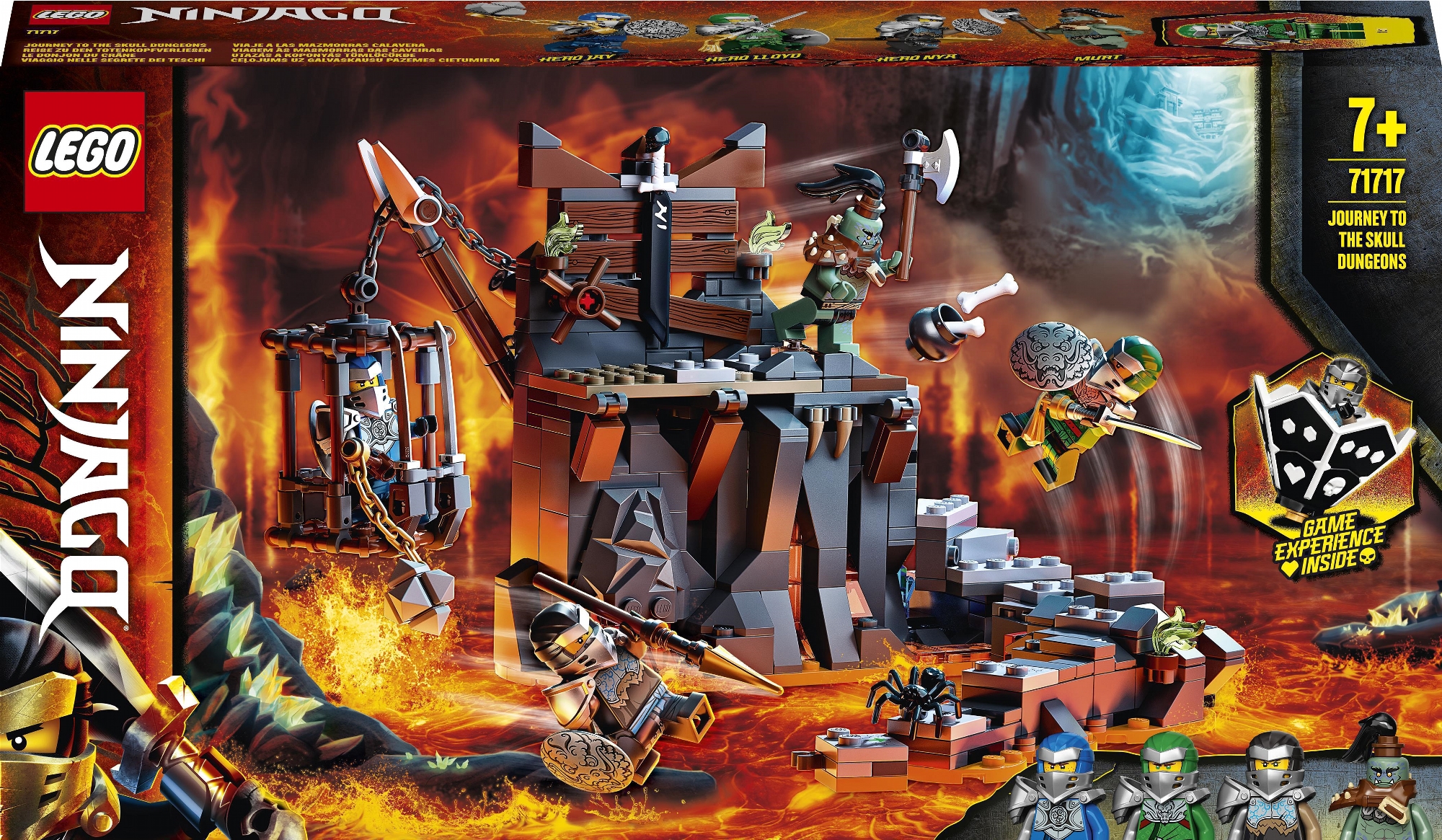 

Конструктор LEGO Ninjago Путешествие в Подземелье черепа 401 деталь (71717)