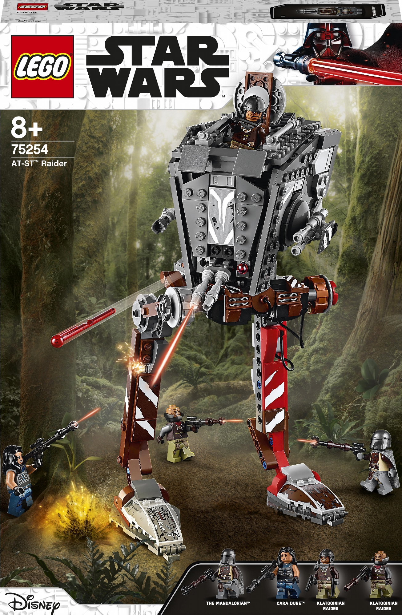 

Конструктор LEGO Star Wars Диверсионный AT-ST 540 деталей (75254)