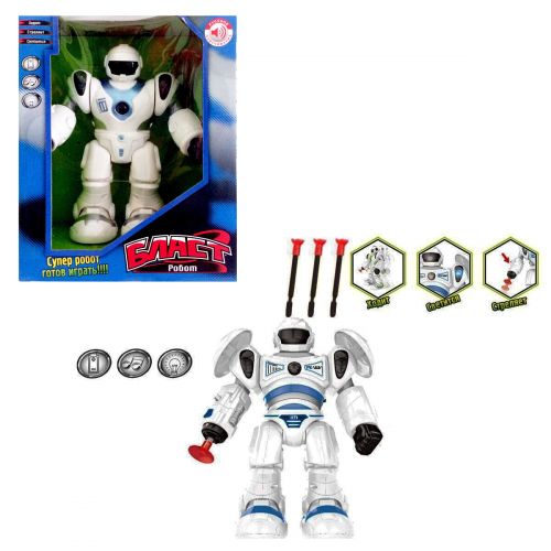 

Игровая фигурка робот WL Toys «Бласт» ходит, стреляет стрелами белая (ZYA-A2807-1)