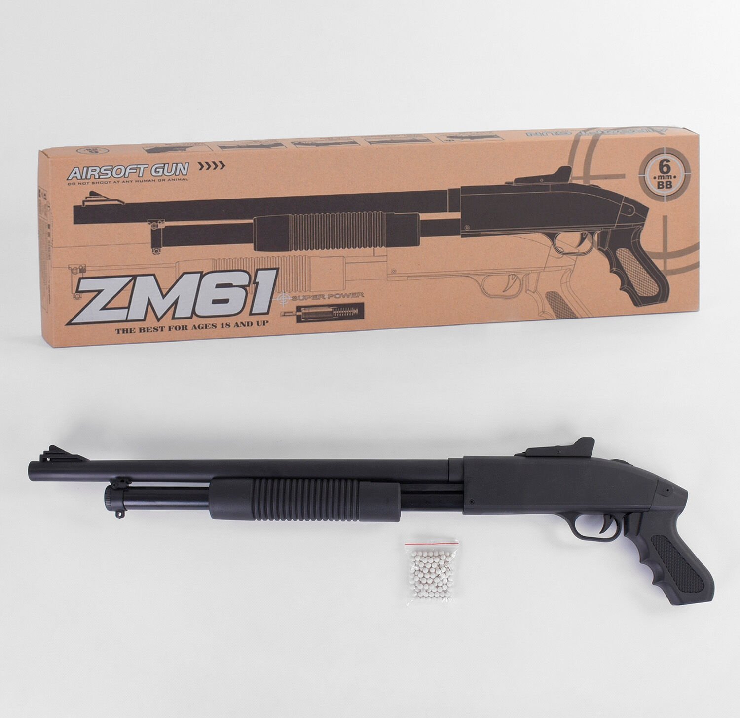 

Автомат с пульками Star Toys Factor Co (ZM 61) Черный