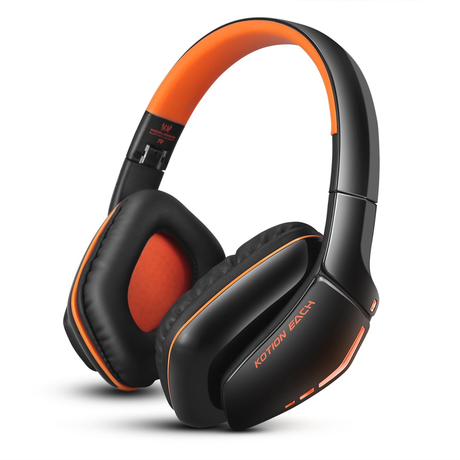

Беспроводная Bluetooth-гарнитура, наушники Kotion EACH B3506 со складной конструкцией (Черно-оранжевый) - 922235