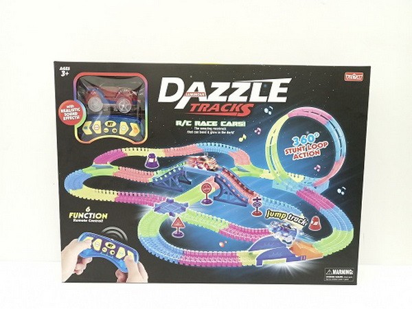 

Гоночный авто- трек Dazzle Tracks , с пультом управления светящийся 134