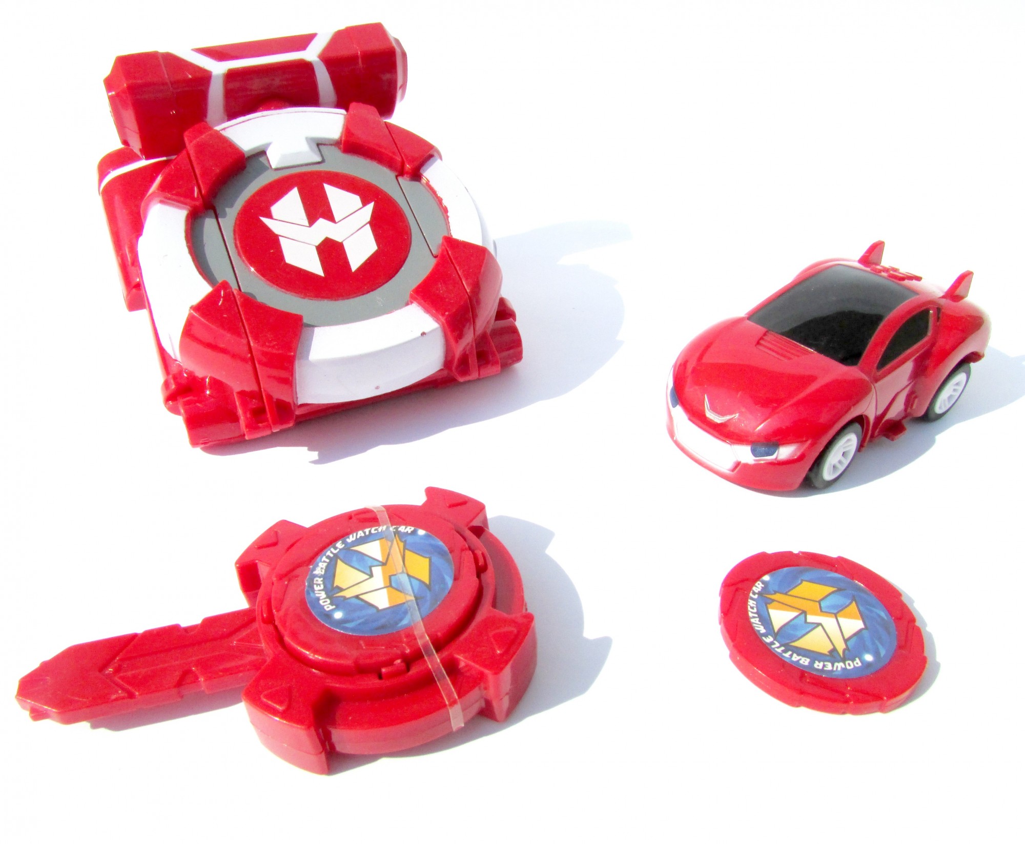 

Іграшка Ліга Вотчкар DABITOY , машинка Аван і Рой WatchCar + запускалка червоний