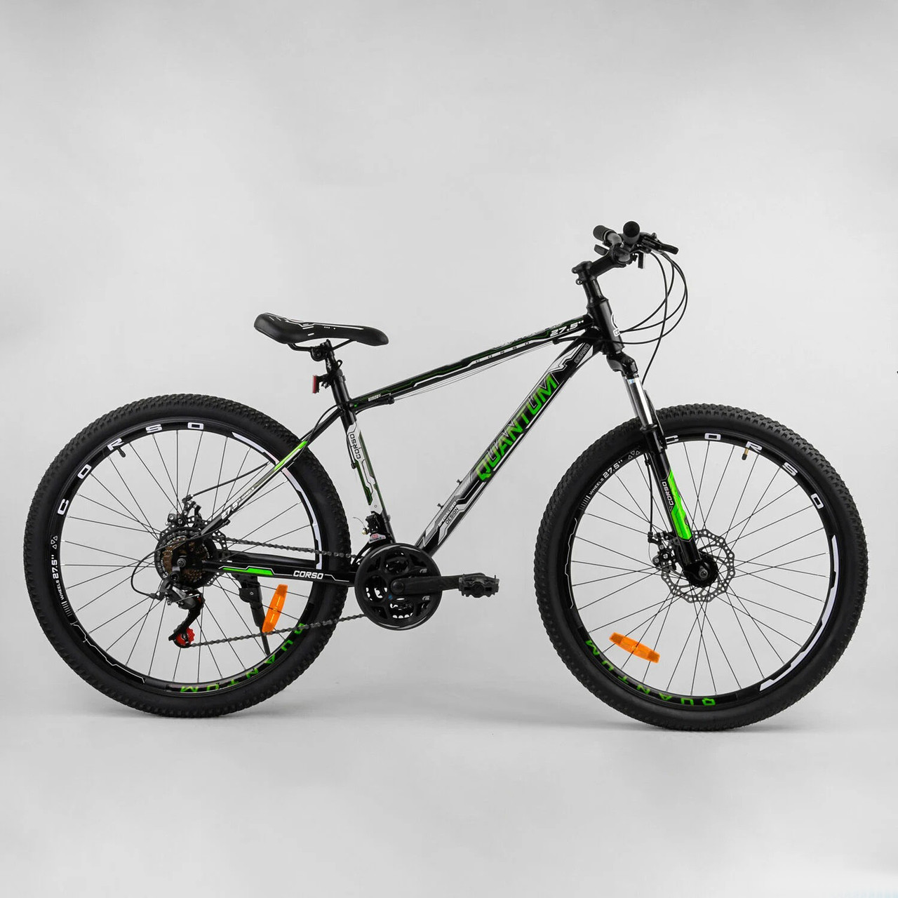 

Велосипед Corso «QUANTUM» 31093 (27,5" дюймов, 21 скорость)