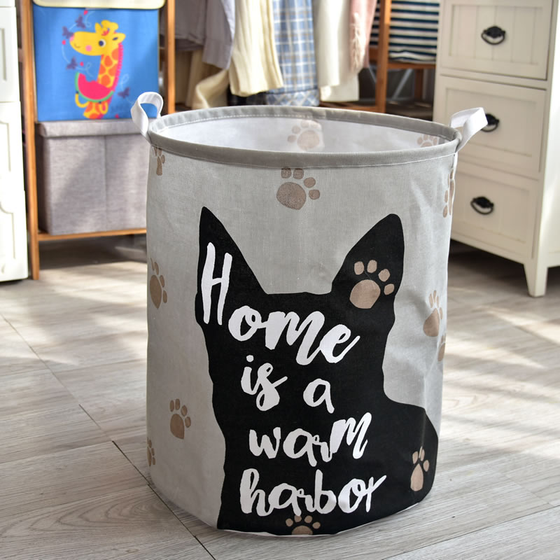 

Корзина для игрушек, белья, хранения Дом Berni Home Серый (52308)