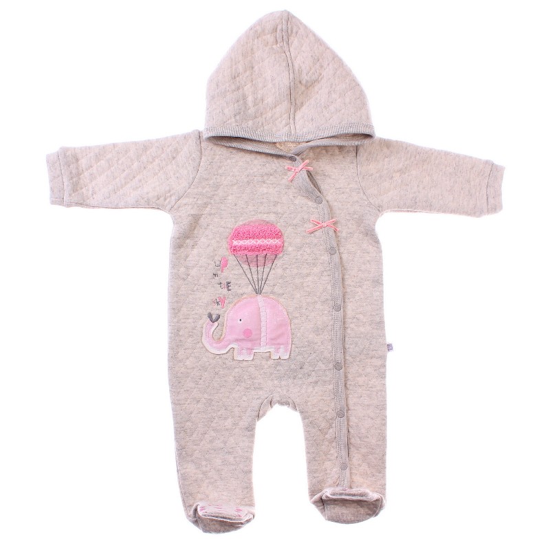 

Комбинезон для девочки BIBABY 60319 74 см серый (617659)