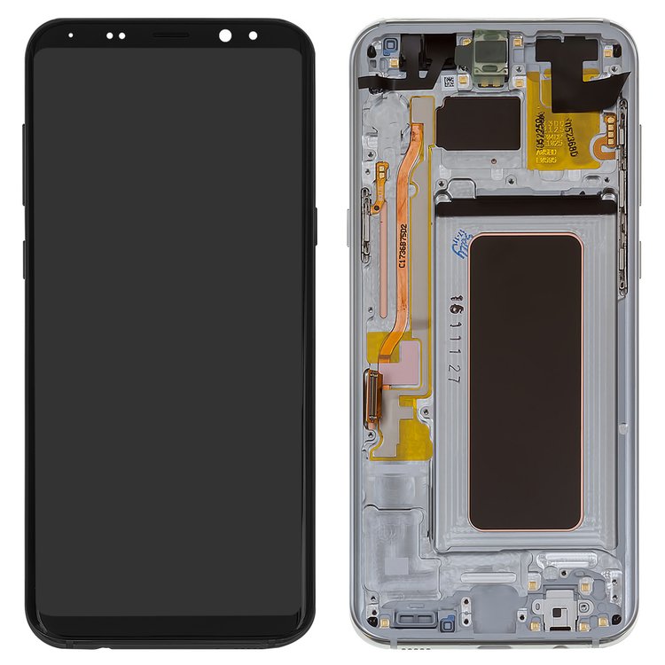 

Дисплей для Samsung GH97-20470C G955F Galaxy S8 plus с сенсором Violet Grey и рамкой сервисный