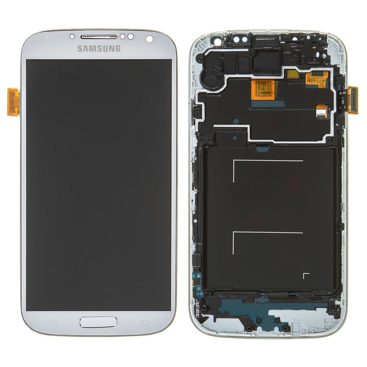 

Дисплей для Samsung i9500 Galaxy S4 с сенсором белый TFT и рамкой