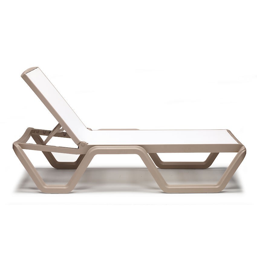 

Шезлонг Scab Design Vela Tortora Bianco