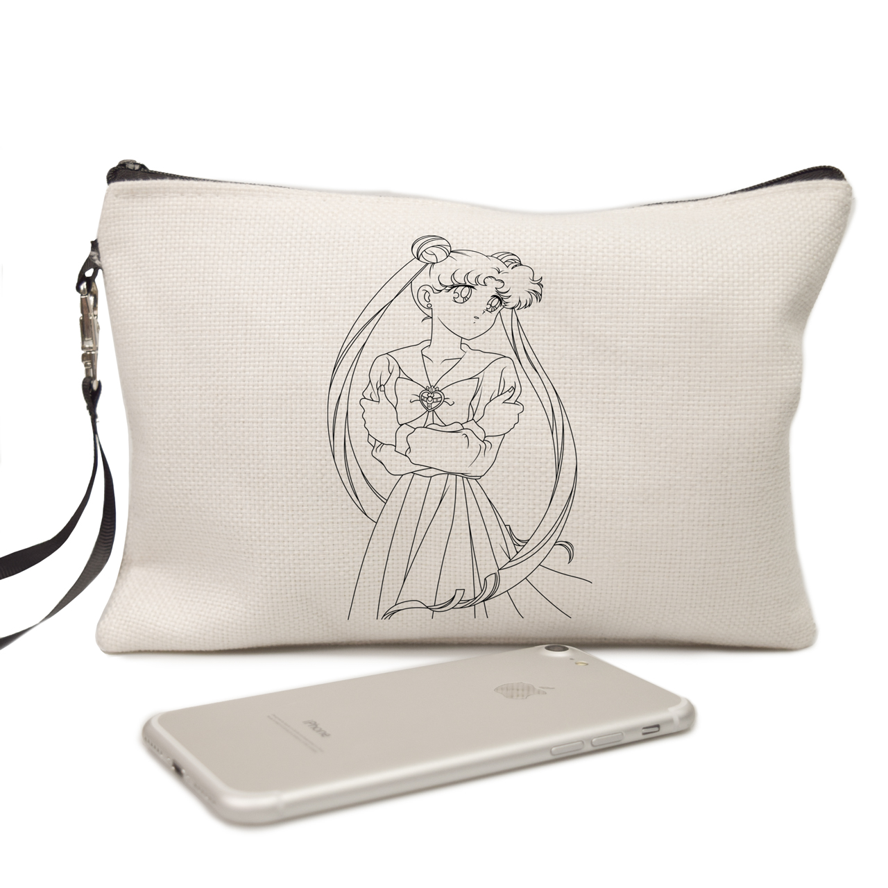 

Косметичка из натуральной ткани Аниме Сейлор Мун (Anime Sailor Moon) Молочный (34407-1768)