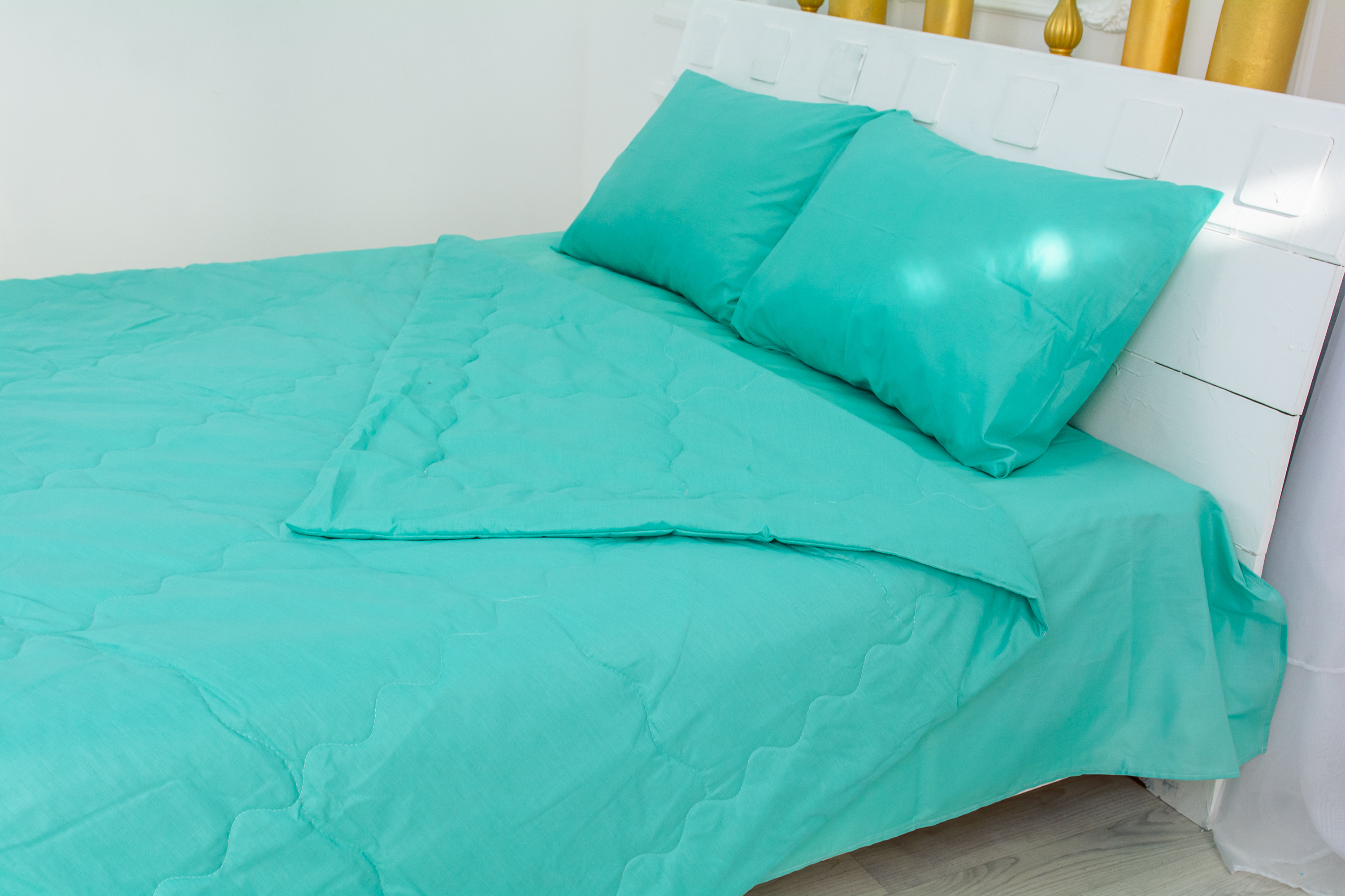 

Летний постельный комплект MirSon №2405 EcoSilk 11-2208 Mint одеяло 172х205 см + наволочки 2 х 50х70 см + простынь 200x220 см