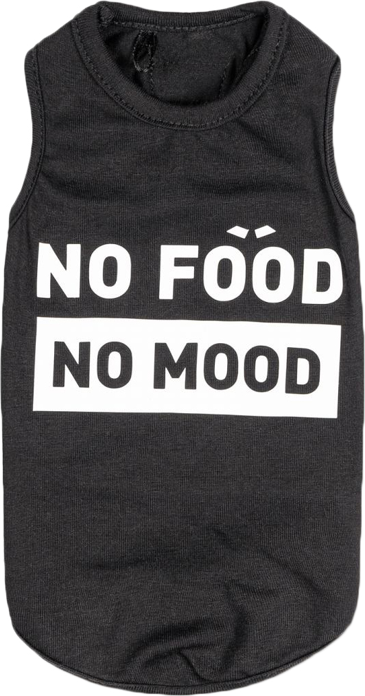 

Борцовка для собак Pet Fashion "No food-no mood" XS Черная (4823082421749)