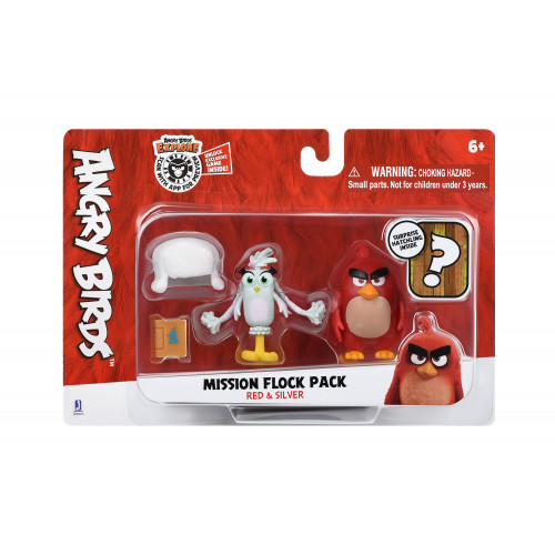 

Игровая фигурка Jazwares Angry Birds ANB Mission Flock Ред и Сильвер (ANB0007)