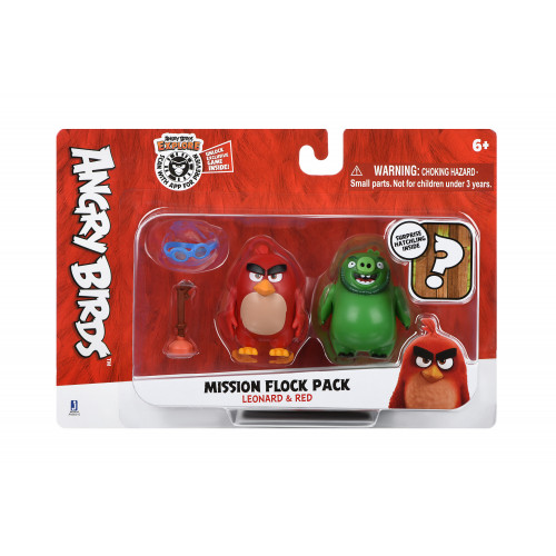 

Игровая фигурка Jazwares Angry Birds ANB Mission Flock Ред и Леонард (ANB0010)