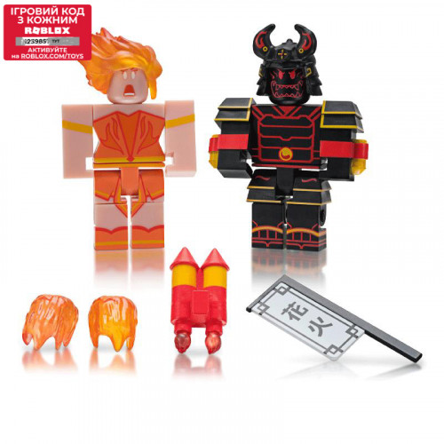 

Игровая коллекционная фигурка Jazwares Roblox Game Packs Heroes of Robloxia:Ember&Midnight Shogun W4 (ROG0121)