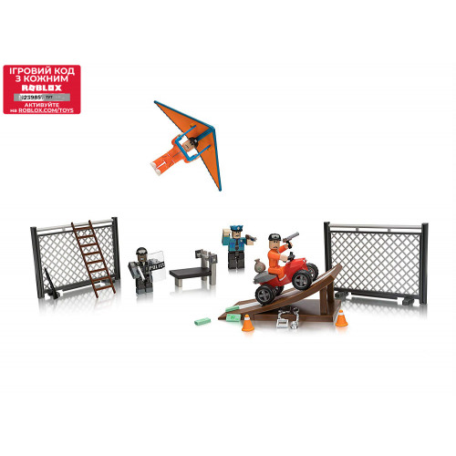 

Игровая коллекционная фигурка Jazwares Roblox Environmental Set Jailbreak:Great Escape W5, набор 4шт (ROB0216)