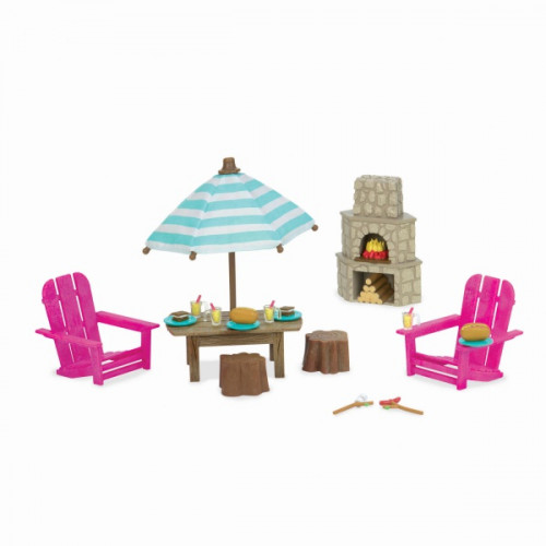 

Игровой набор Li`l Woodzeez Терраса и камин (6170Z)