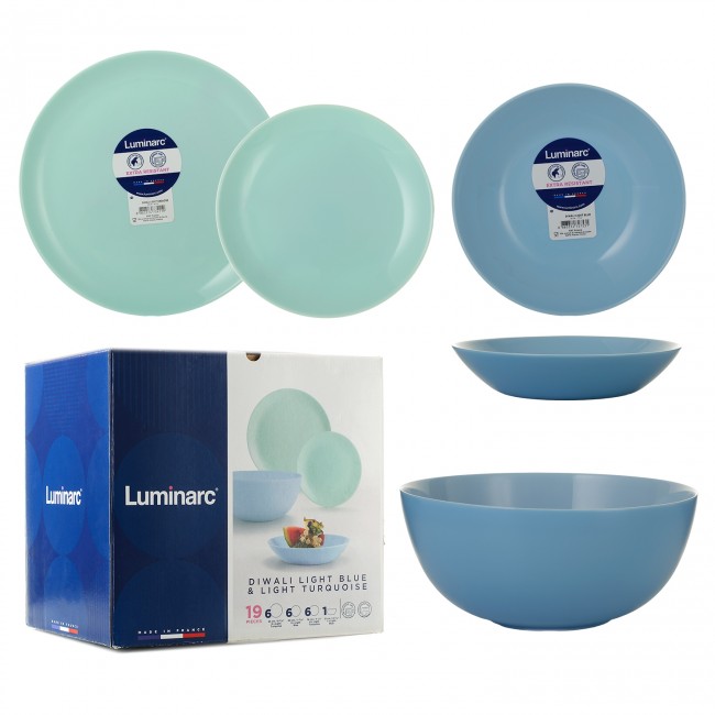 

Столовый сервиз Diwali Tur & Blue из 19 предметов