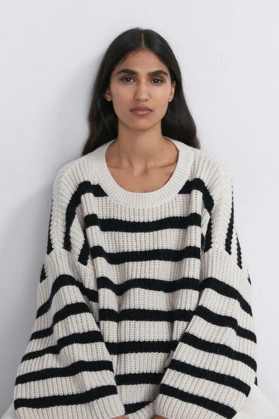 

Свитер ZARA М черный 8032845341313