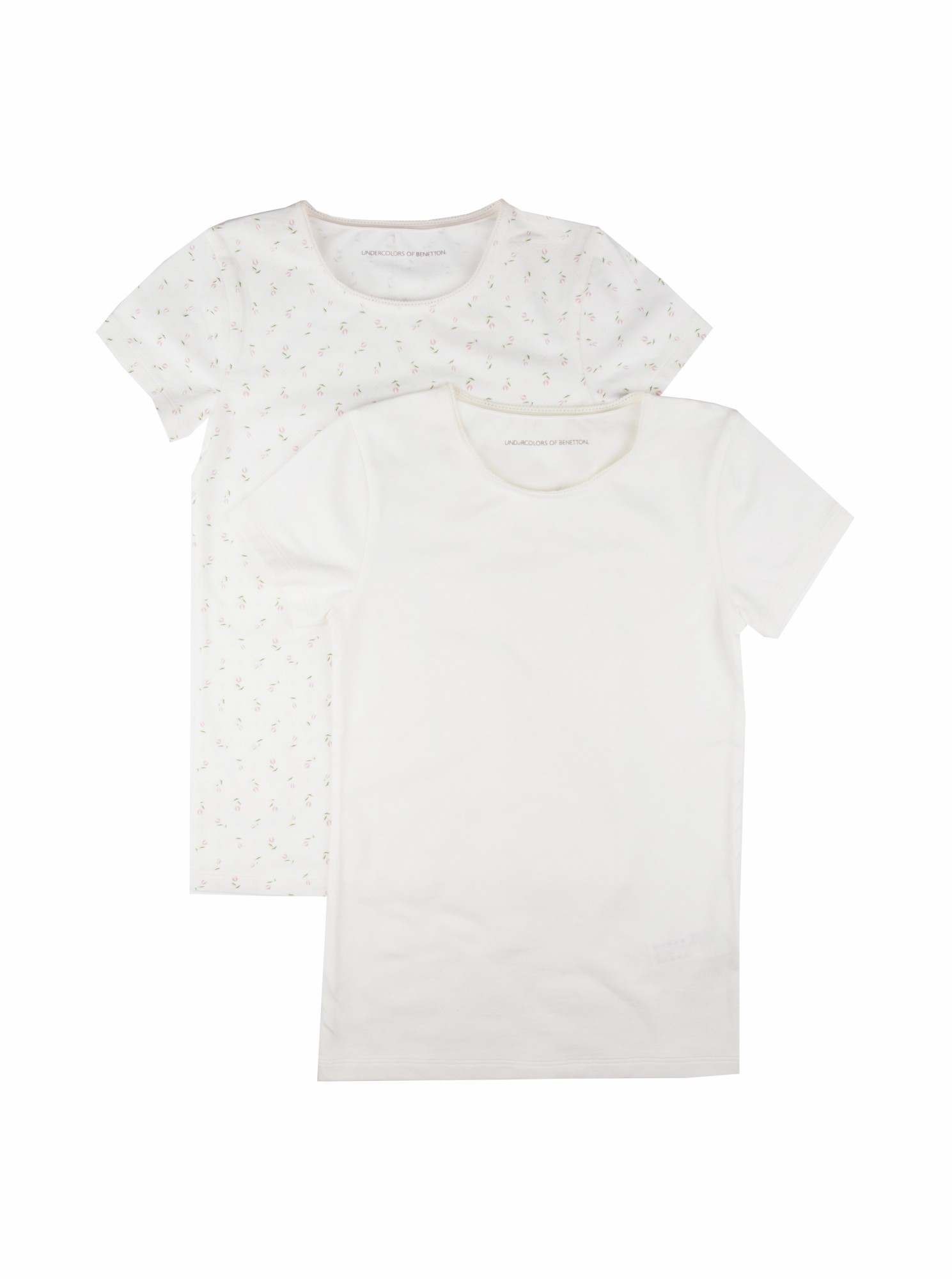 

Футболка 2шт United Colors of Benetton 120см белый 1132845341626