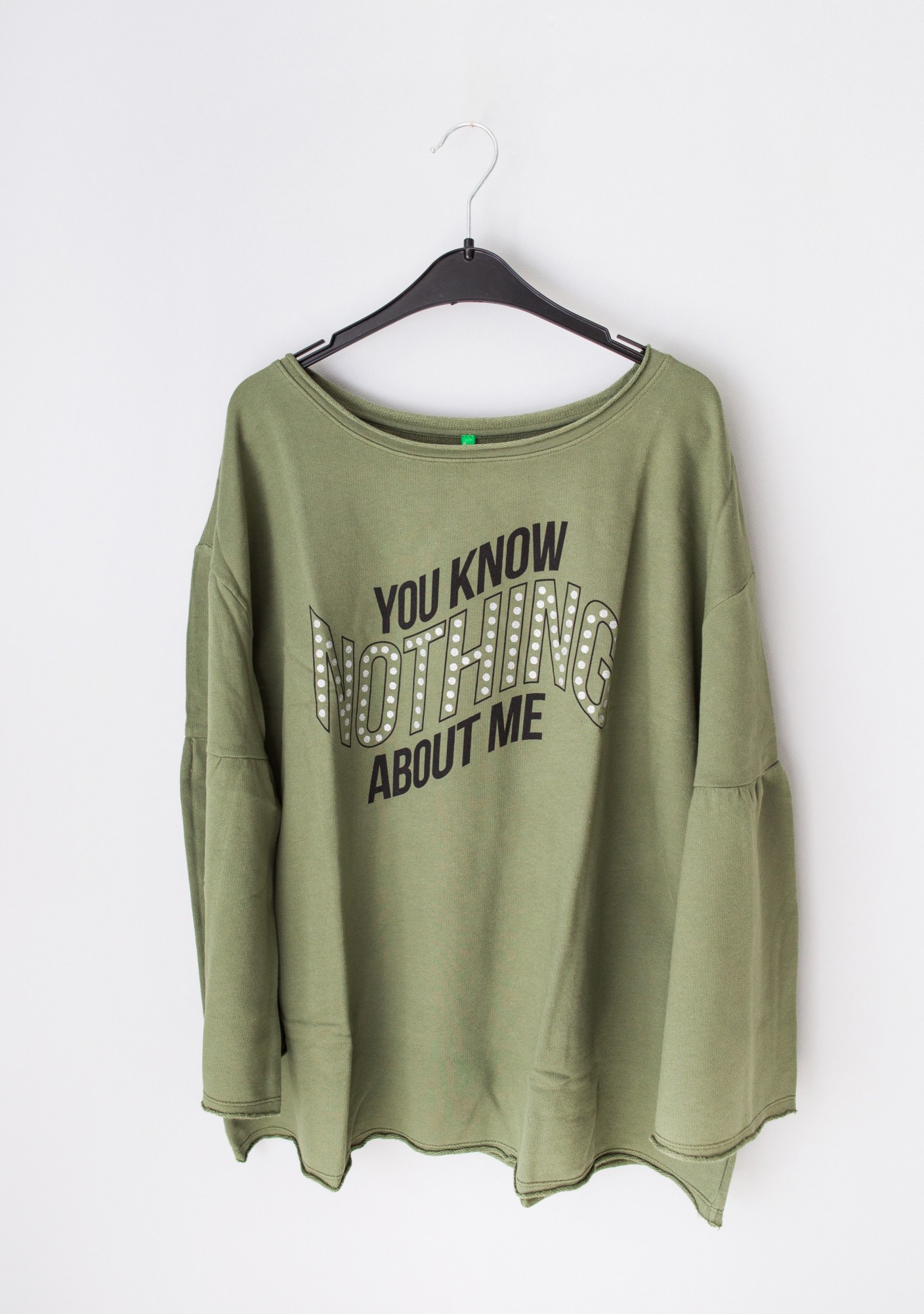 

Джемпер Benetton XS/S хаки 8032590873728