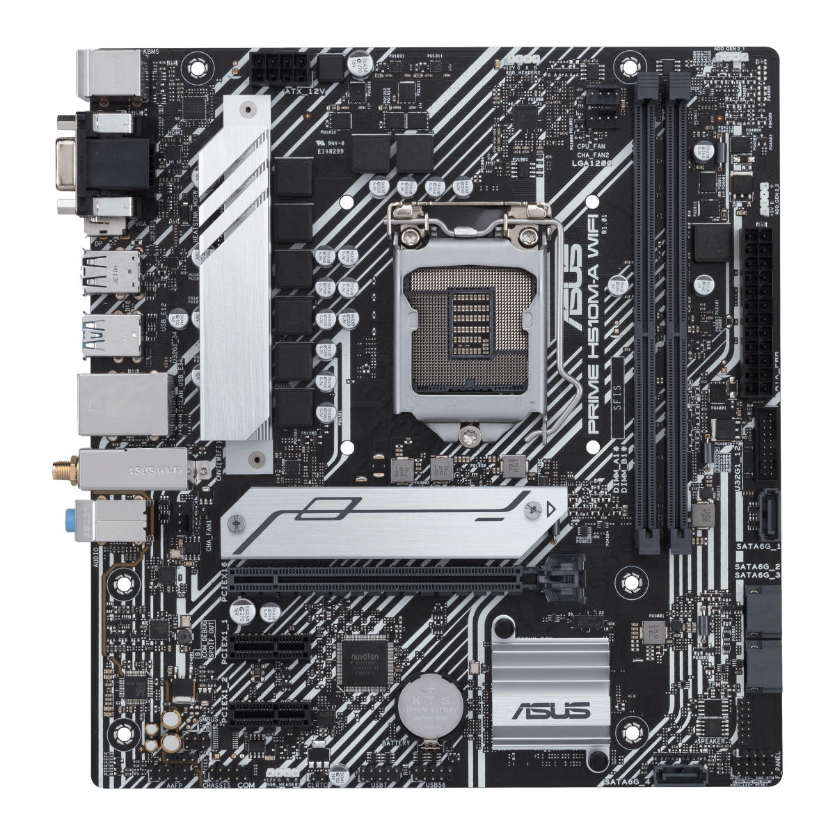 

Материнская плата ASUS PRIME H510M-A WIFI (Socket 1200)
