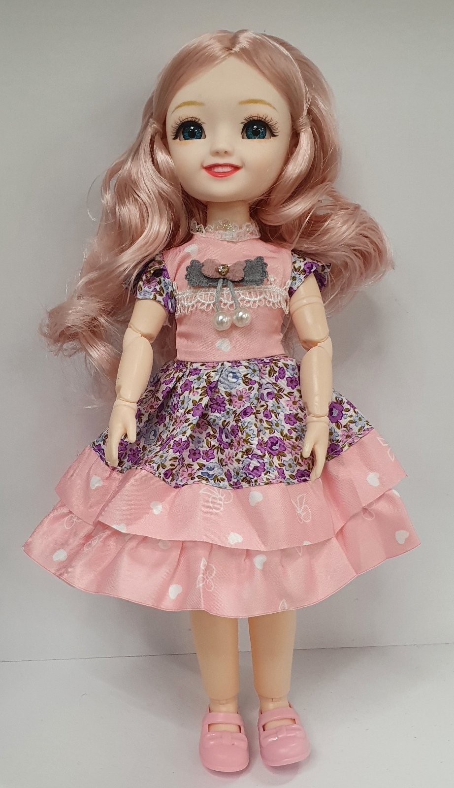 

Кукла BJD с 3D глазами карого цвета с улыбкой 33 см K1004