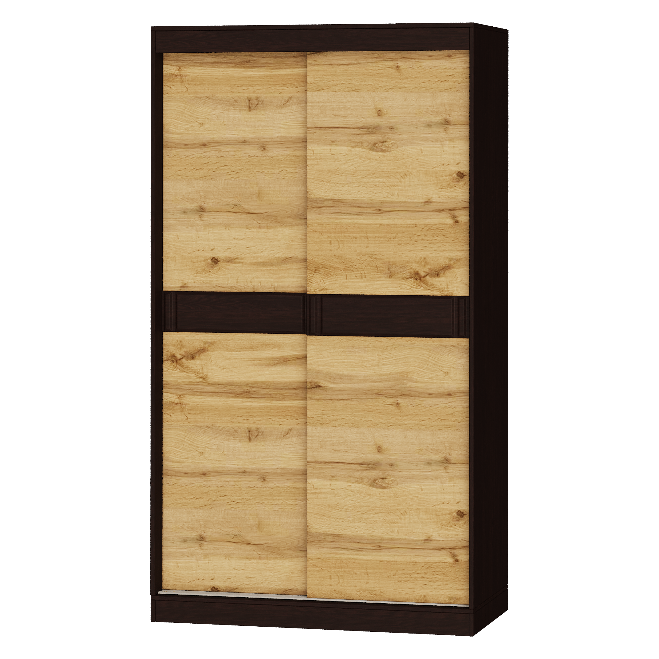 

Шкаф-купе двухдверный Соната 1200 Omni Home 120х60х217 см Комби Венге темный - Дуб Крафт золотой
