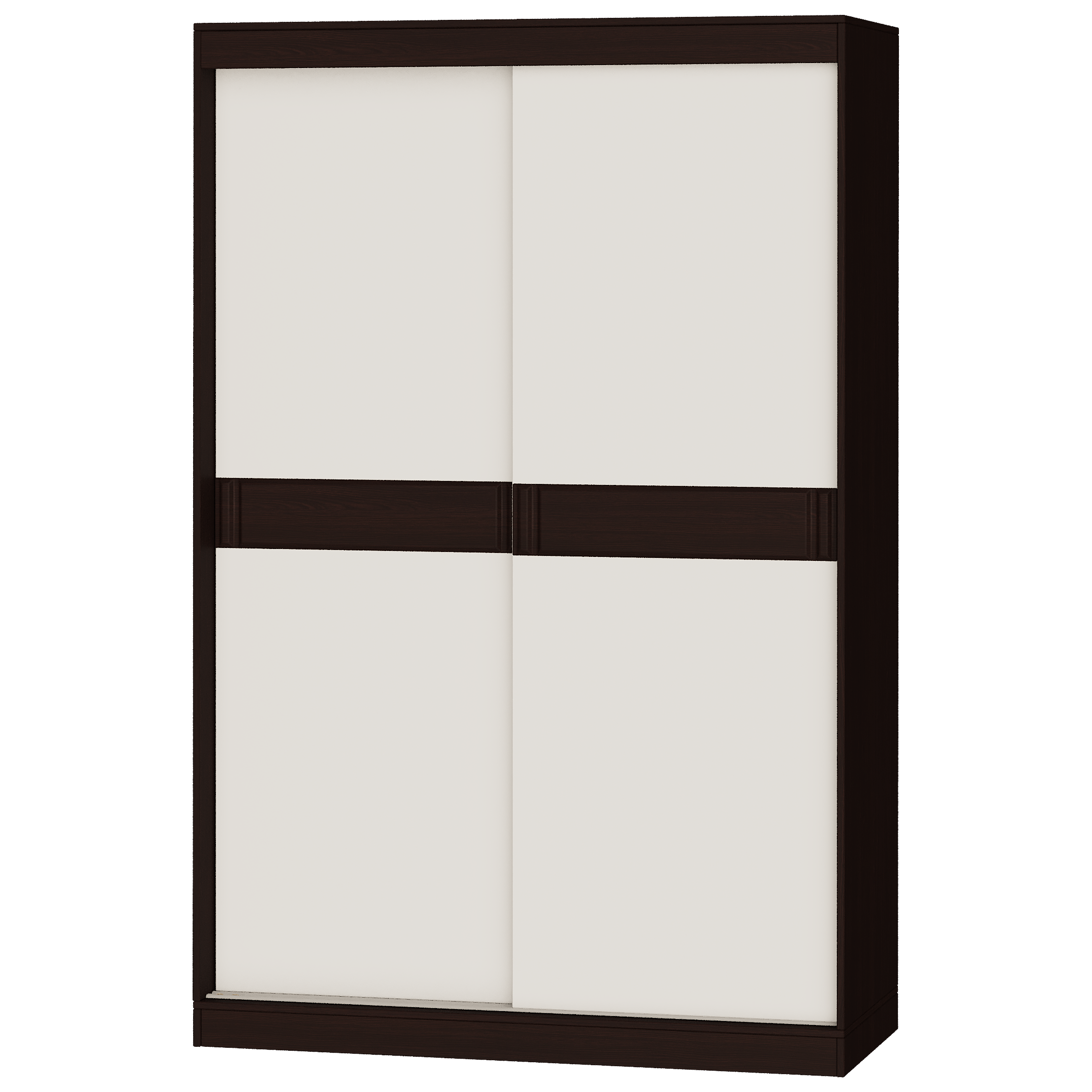 

Шкаф-купе двухдверный Соната 1400 Omni Home 140х60х217 см Комби Венге темный - Белый