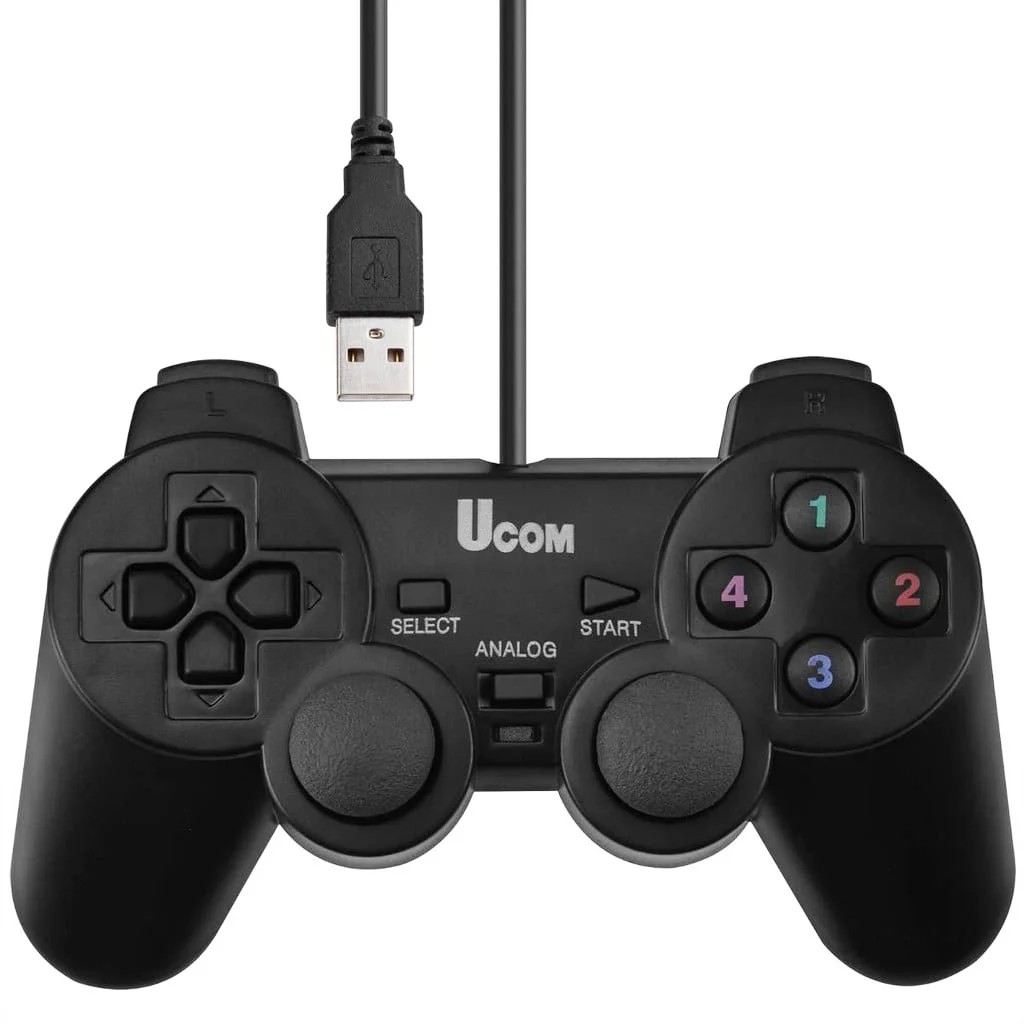 

Проводной геймпад (джойстик) Ucom UC-JS704S USB для ПК Black